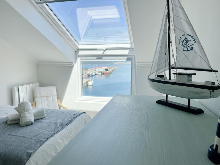 Atico Azul De Portosin Apartment Екстериор снимка